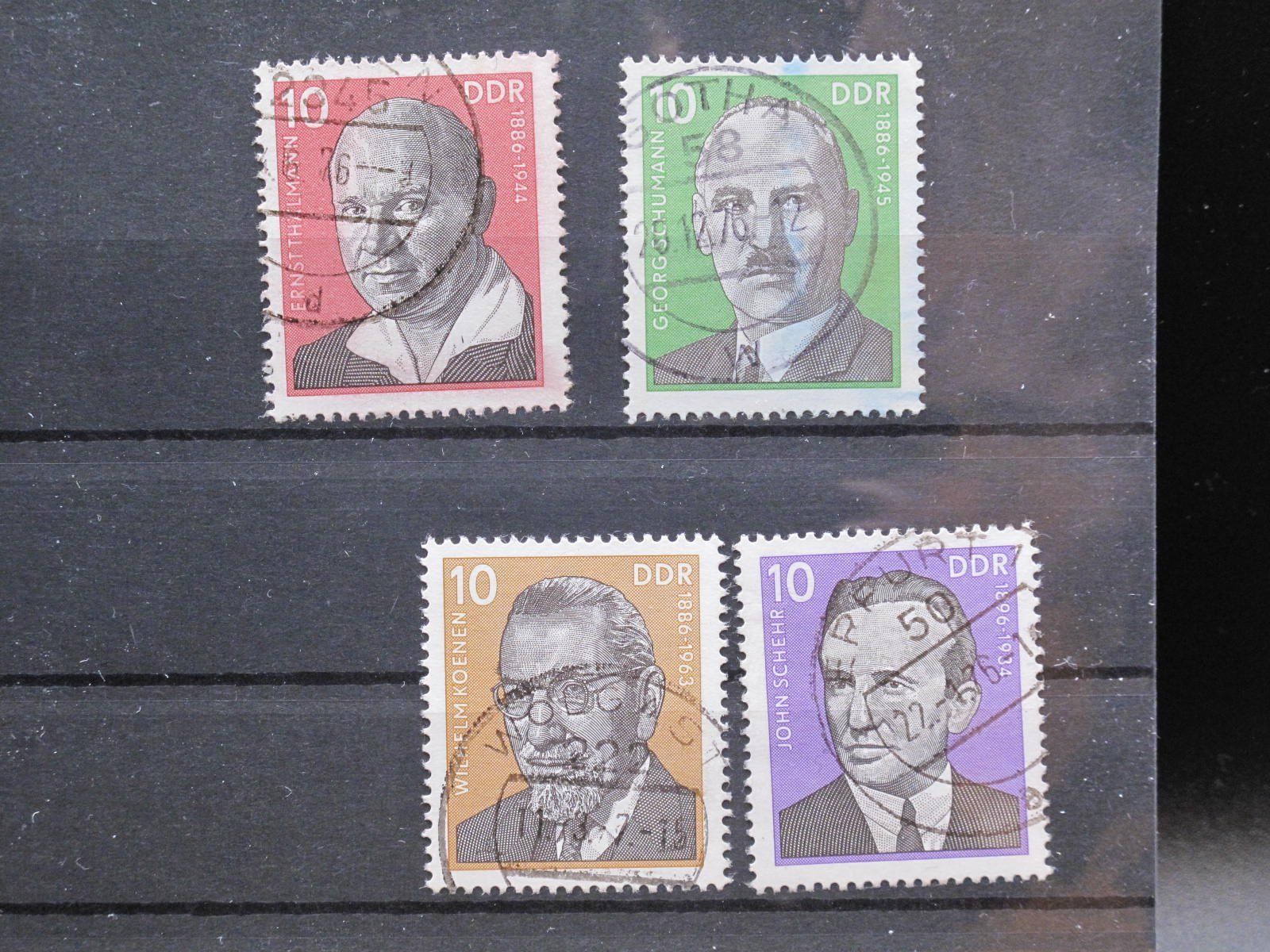 Tutti i francobolli: DDR 1976 Arbeiterbewegung V gest. – Usato da Wil SG venduto da fva01