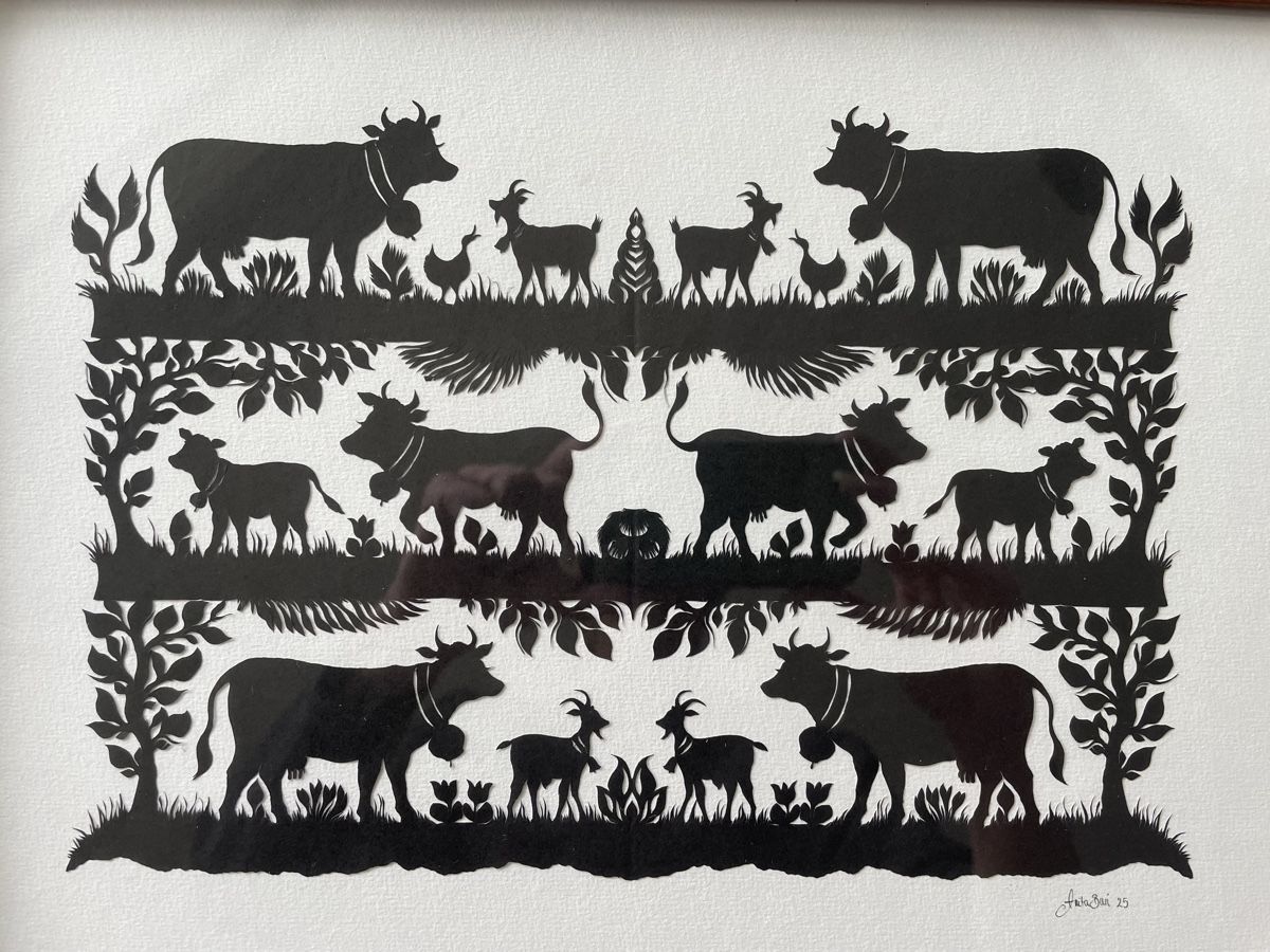 Grafica & Litografie: Scherenschnitt von Anita Buri – Nuovo (secondo la descrizione) da Konolfingen venduto da Bern-75 1