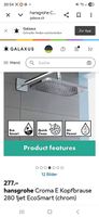 Hansgrohe Croma E Kopfbrause 280 1jet EcoSmart NEU