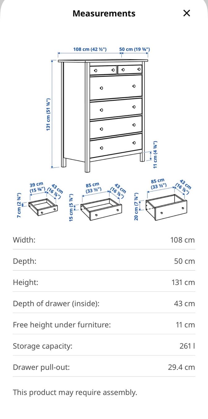 Ikea Kommoden: Hemnes 6 drawer chest - excellent condition! – Gebraucht aus Zollikon von RimBen 4