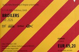 Broilers Ticket Zürich Freitag