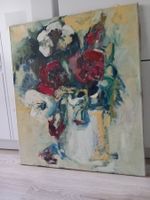 Blumenbild im impressionistischem Stil von Irma Hediger 1989