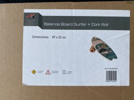 Balance Board Surfer + Korkrolle 87x32 cm neu
