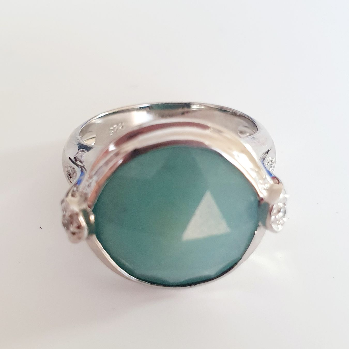 Anelli: Silber Ring 925 mit schmucksteine Gr  17,9 mm – Usato da Kreuzlingen venduto da Wunderkiste123 5