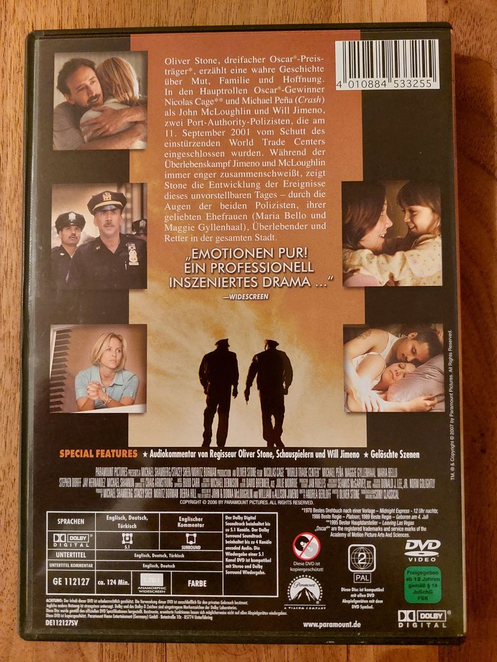 Alle DVDs: DVD - World Trade Center mit Nicolas Cage – Gebraucht aus Rheinfelden von FilmAuktion 1