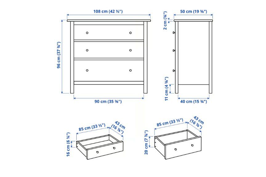 Ikea Kommoden: IKEA HEMNES Commode 3 tiroirs – Gebraucht aus Riddes von IKEA_Riddes 2