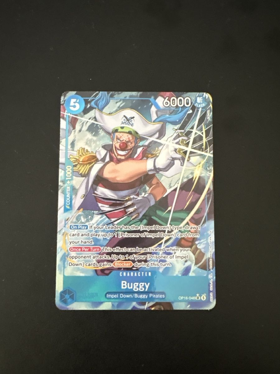 Bandai Carte collezionabili: One Piece Card Game AA Buggy OP16-048 – Nuovo (secondo la descrizione) da Wetzikon ZH venduto da regula.mrk