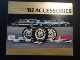 Prospekt Chrysler Plymouth Zubehör Accessories 1982