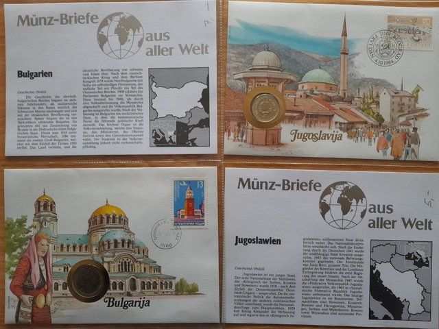 Toutes les monnaies: 4 Münzbriefe – D'occasion à St.Gallen par Stocken64 2