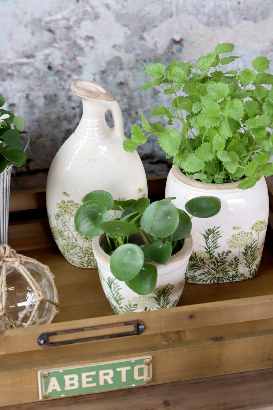 Pots de fleurs: Chic Antique Übertopf "Laval", Höhe 15 cm – Neuf avec emballage d'origine à Innertkirchen par Glatthard-Interior 1