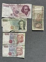 Set aus 5 italienischen Lire, 62‘000.-