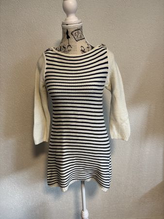 Pullover lang - gestreift - XS