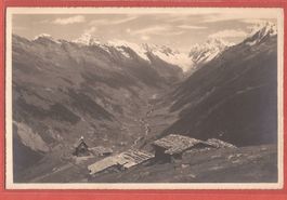 Alp Faldum im Lötschental - Fotokarte Gyger ca. 1930