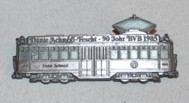 Plakette Dante Schuggi Fest 90 Johr BVB 1985 Silber