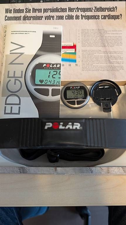 Messen: Polar Edge NV, Herzfrequenz-Messuhr mit Brustgurt – Gebraucht aus Stans von Bobesch56 2