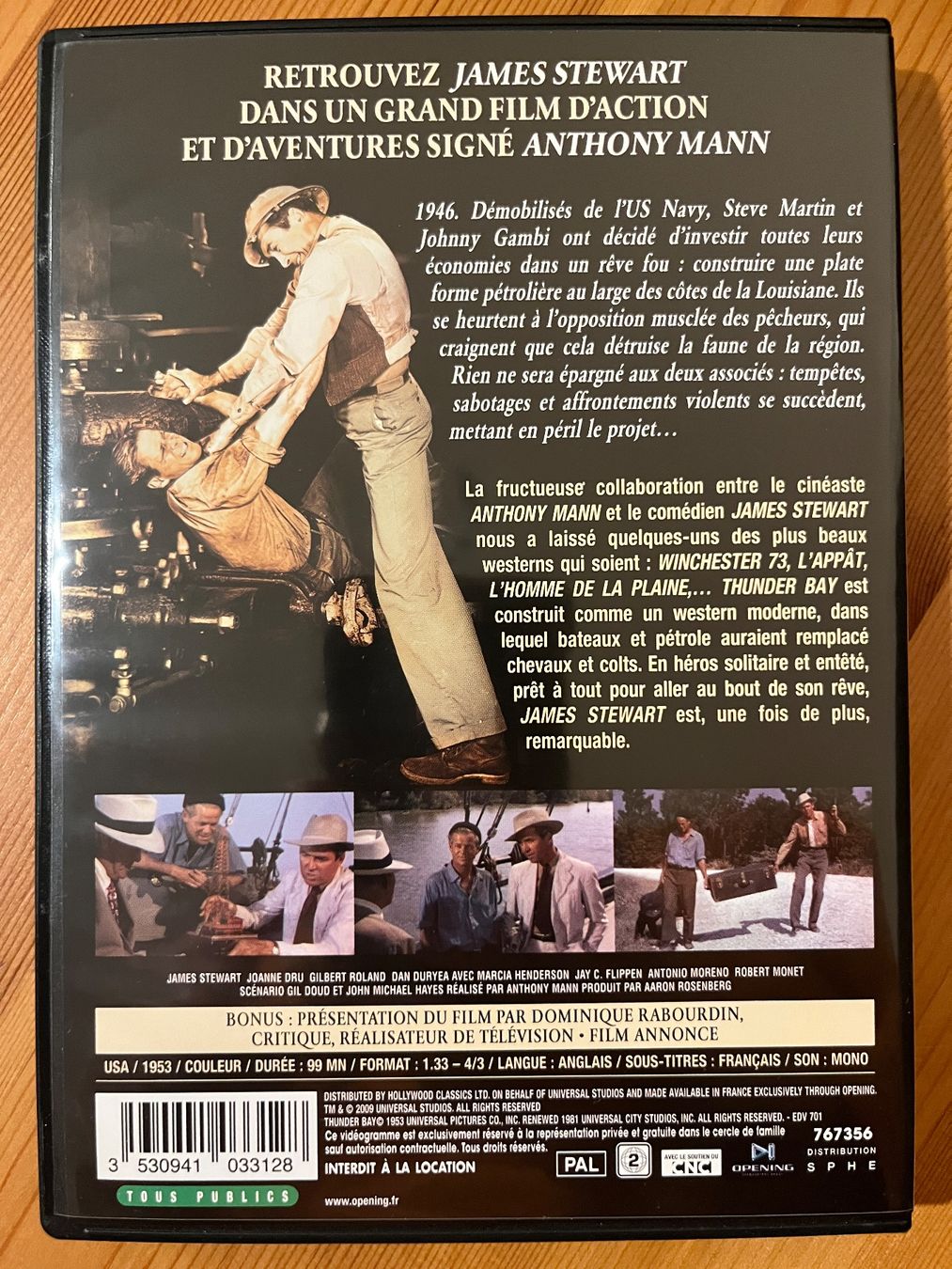 Tutti i DVDs: THUNDER BAY - ANTHONY MANN - JAMES STEWART – Usato da Lausanne venduto da sbar224 1