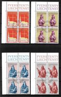 Liechtenstein Viererblockserie 405-408 ET 6.12.1966