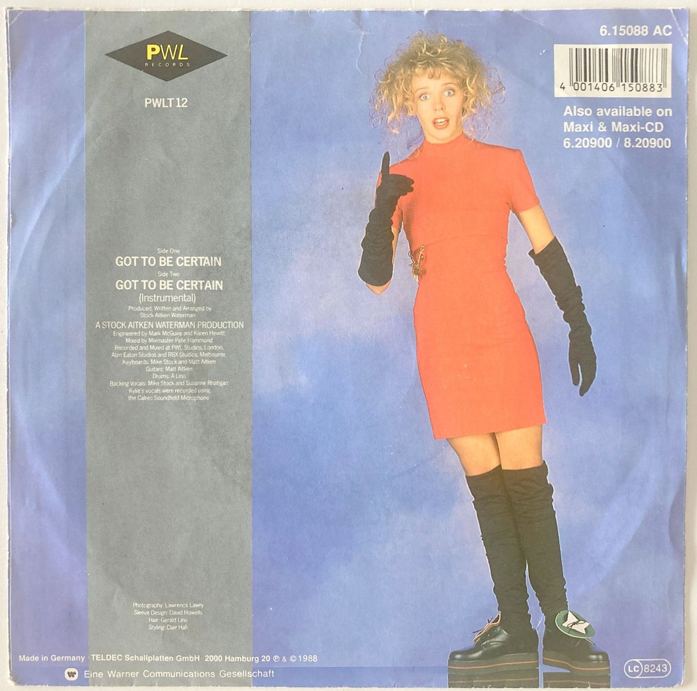 Dischi in vinile: KYLIE MINOGUE - GOT TO BE CERTAIN – Usato da Bottens venduto da hotter-than-hell 1