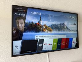 LG Fernseher schwarz 123cm Bildschirmlänge. gebraucht
