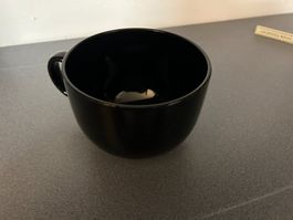 Schwarze elegante XL Tasse - Grande tasse élégante noire XL