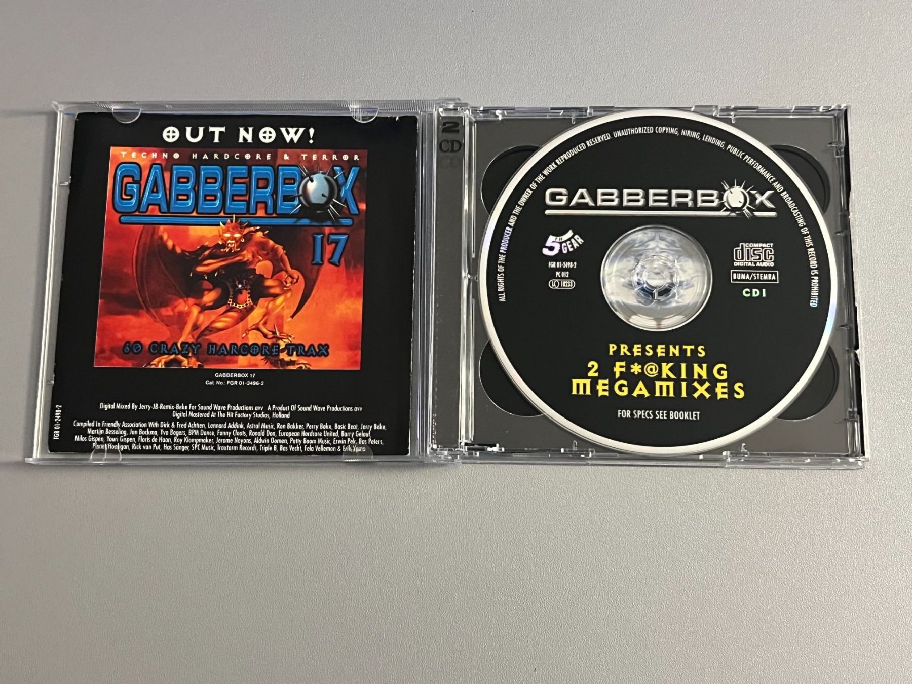 CD: Gabberbox Presents 2 F@king Megamixes  (2CD) – Usato da Rivera venduto da poweradem05 2