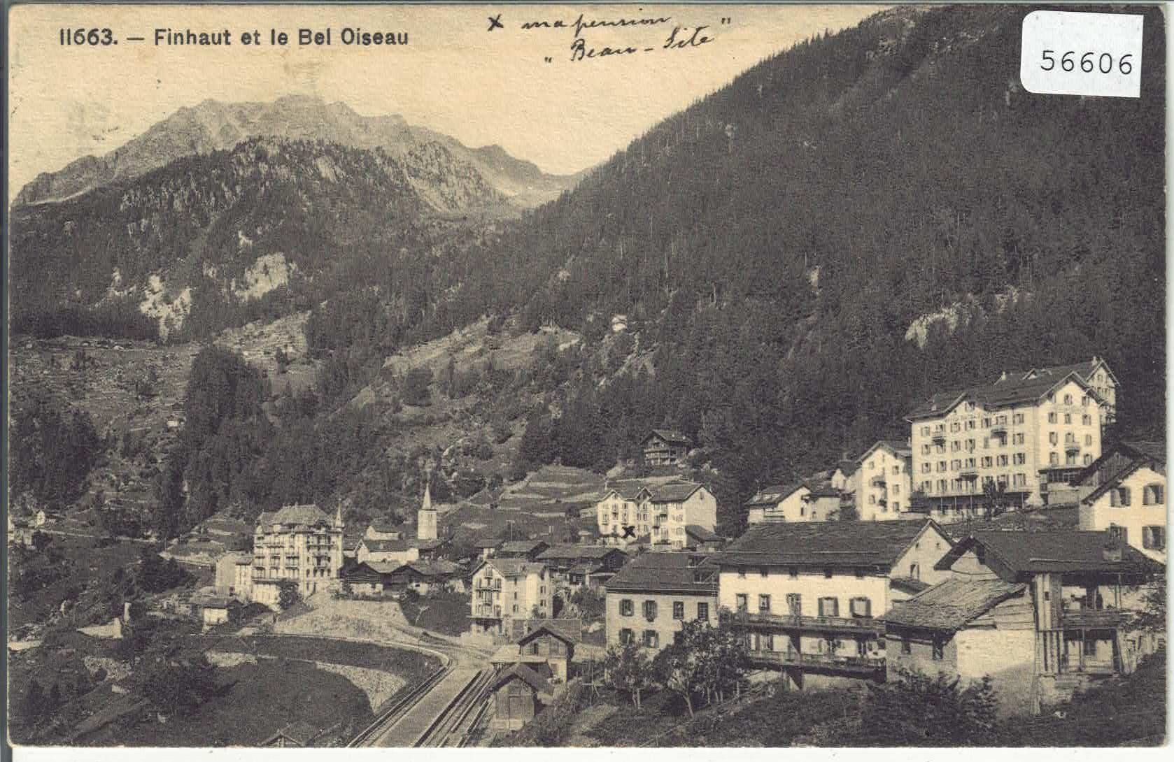 Cartoline postali: Finhaut et le Bel Oiseau - Gare – Usato da Ettingen venduto da Kartenplanet