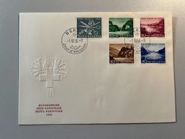 FDC Pro Patria - 1956 französisch ohne Adresse