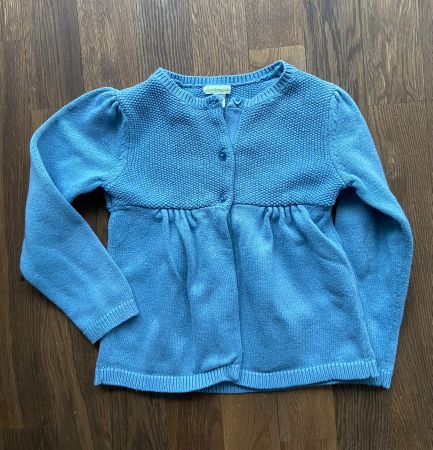 hellblaues Strickjäckchen, Verbaudet, Gr. 114, 8 Jahre