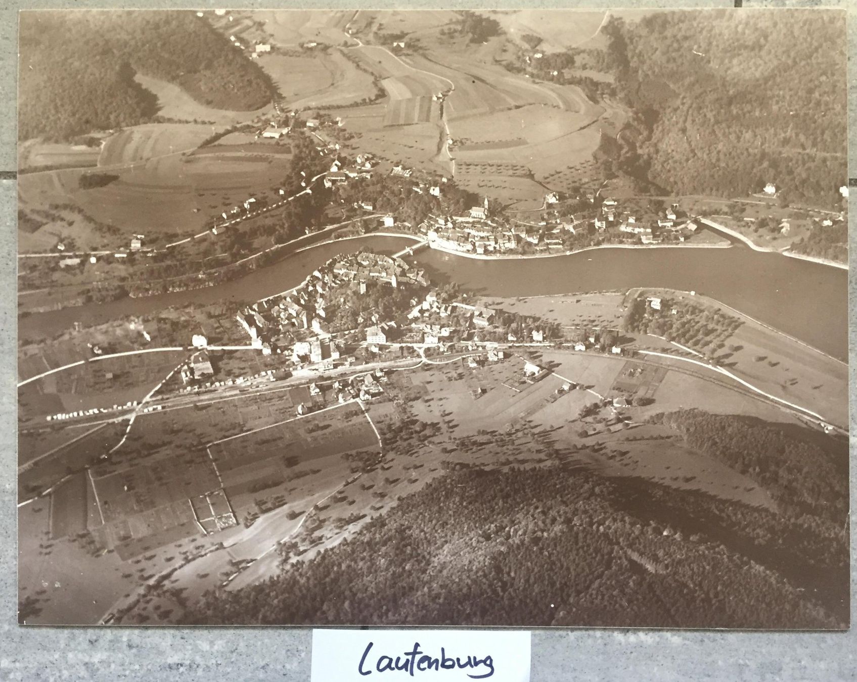 Foto & Immagini: Laufenburg Mittelholzer Flugbild – Usato da Bichelsee venduto da Gloeckner