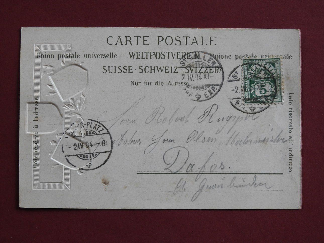 Cartoline postali: St, Gallen Museum – Usato da Rain venduto da 999-800-K 1