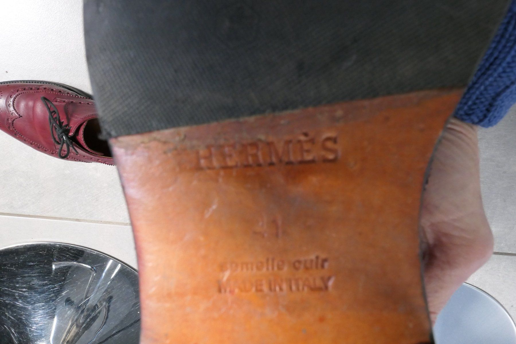Hermès Scarpe da uomo: Paire de derbies Hermès – Usato da Chavannes-de-Bogis venduto da con_x8wy 3