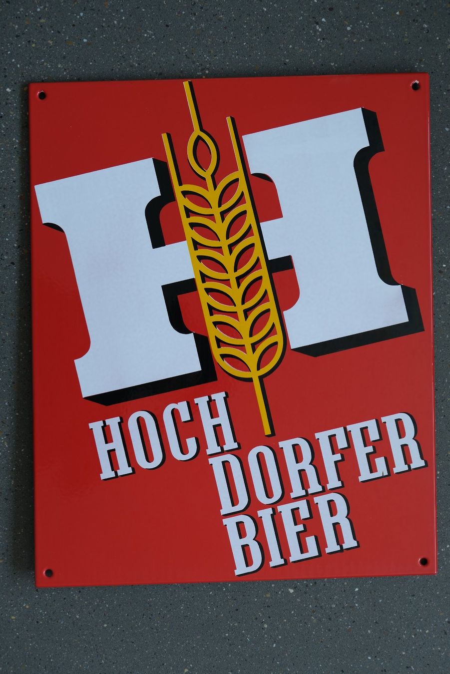Insegne: Emailschild - Hochdorfer Bier – Usato da Zürich venduto da hanso-foundation