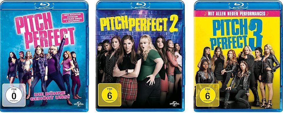 Tutti i DVDs: Pitch Perfect  1 - 3 – Nuovo (secondo la descrizione) da Waldenburg venduto da Gonzo8