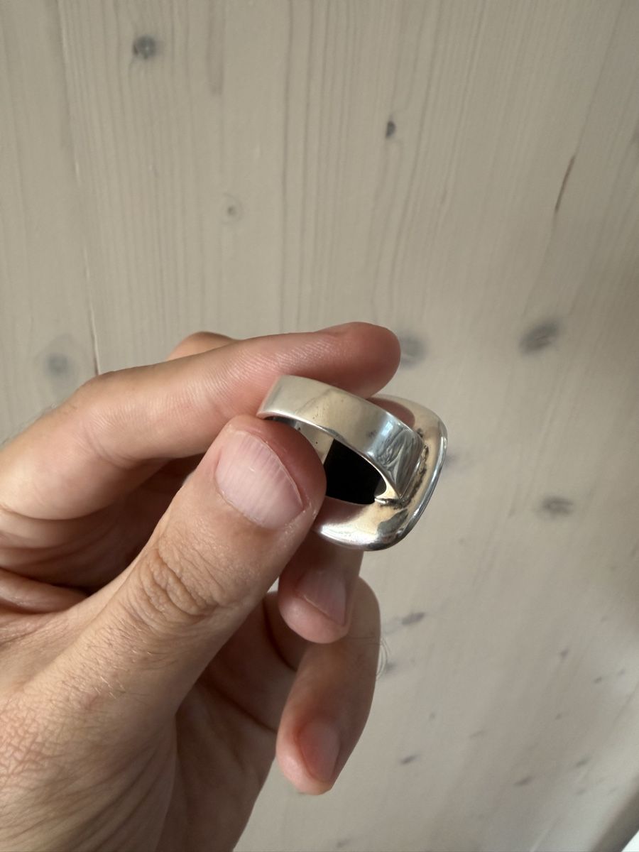 Anelli: Silberring mit Regenbogen-Obsidian – Nuovo (secondo la descrizione) da Knonau venduto da Danyboy30 4