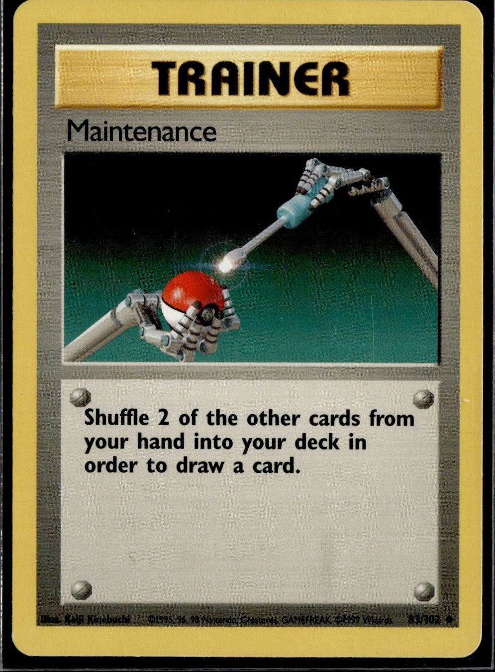 Pokémon Carte collezionabili: Trainer Card Maintenance 83/102 Base Set Pokemon – Usato da Zürich venduto da pokemon_cards