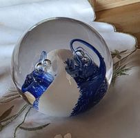 Briefbeschwerer Glaskunst siehe Foto coole Farbe 