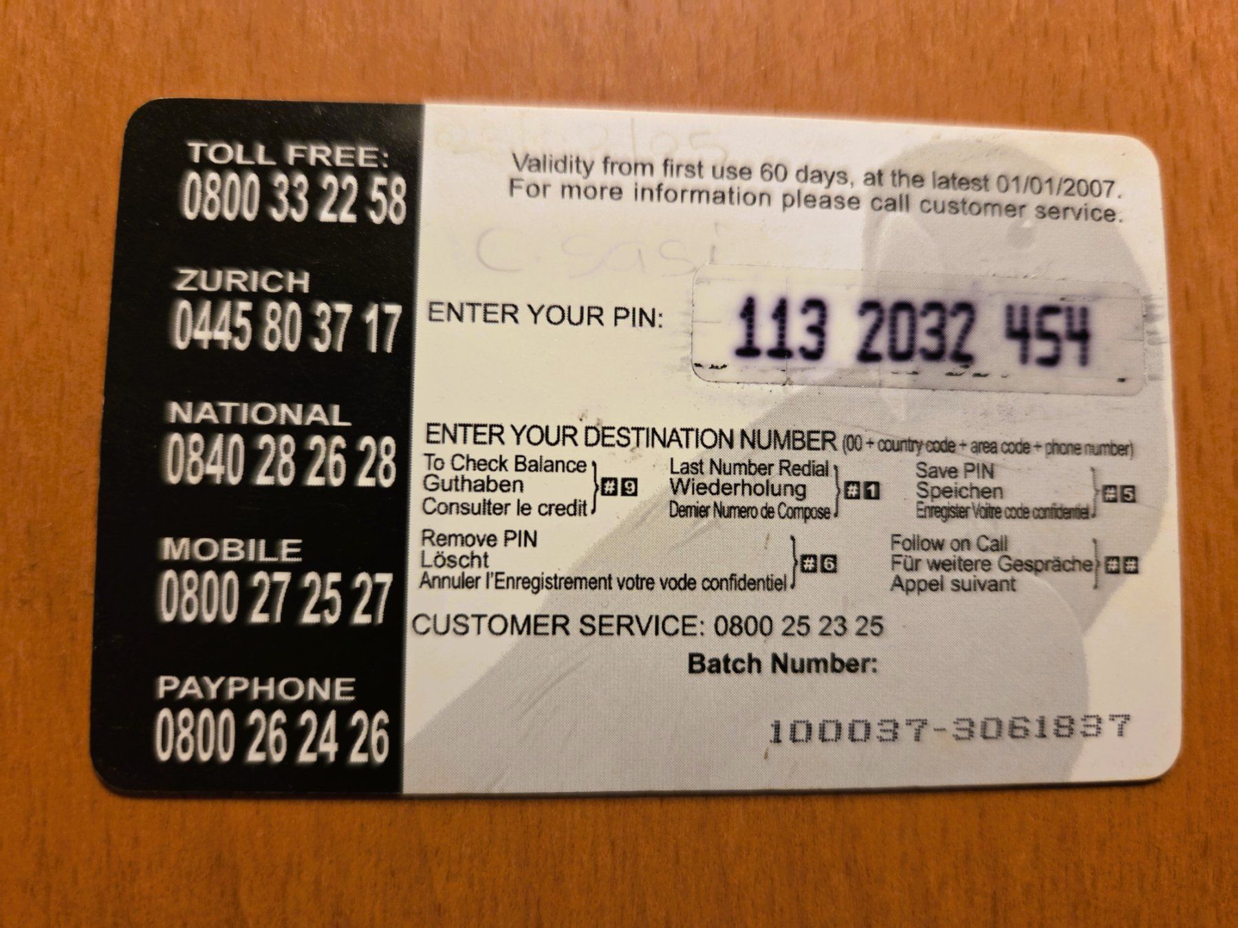 Schede telefoniche: PREPAID - SCHWEIZ – Usato da Brüttisellen venduto da Nighttrain 1