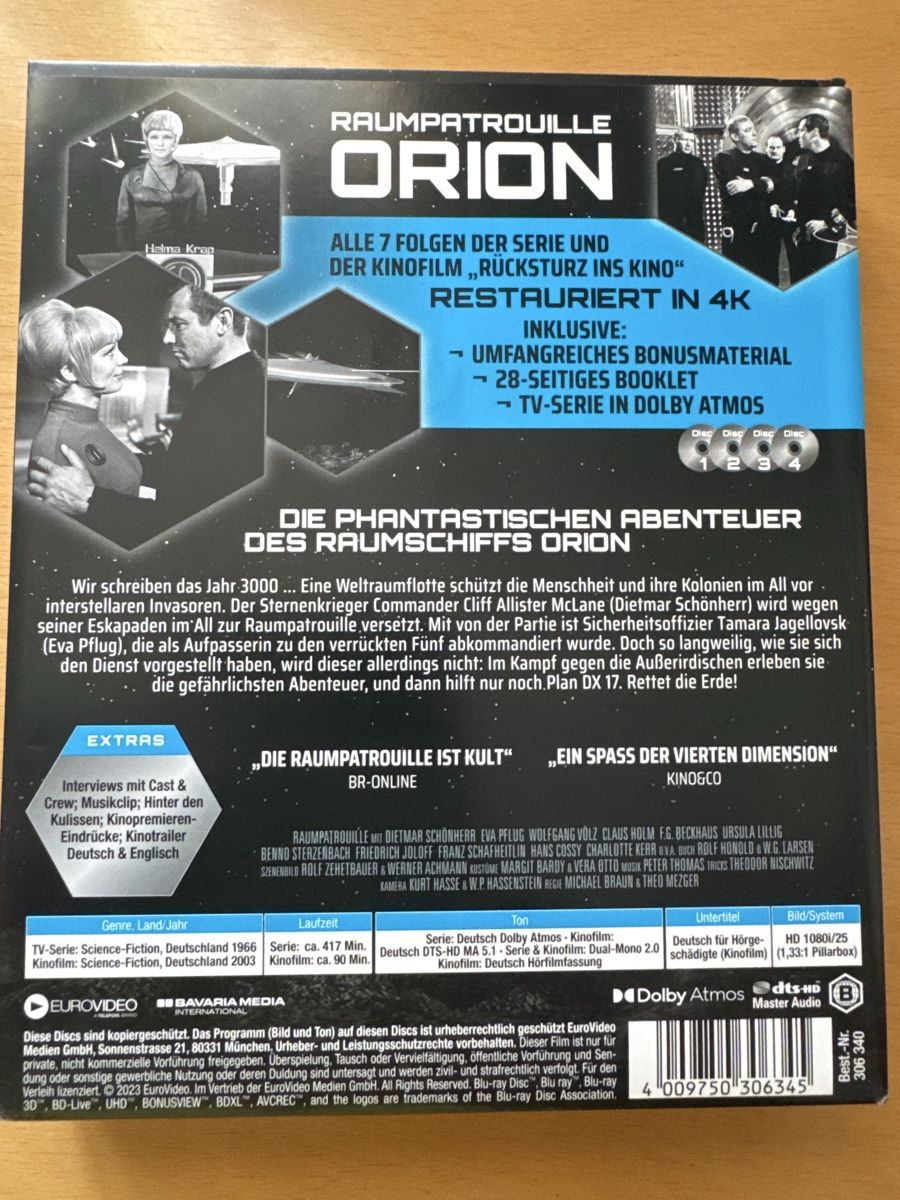 Tutti i DVDs: Raumpatrouille Orion – Usato da Brunnadern venduto da Nanuk60 1