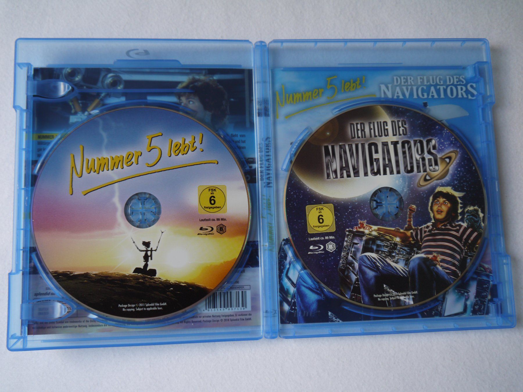 Tutti i DVDs: Der Flug des Navigators/Nummer 5 Lebt -Blu Ray - selten – Usato da Hagendorn venduto da Blaf 1