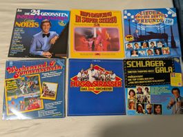 18x LP Konvolut Schlager Tanzmusik – Hugo Strasser K-Tel
