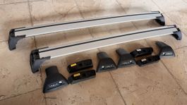Tesla Dachträgersystem Whispbar silber