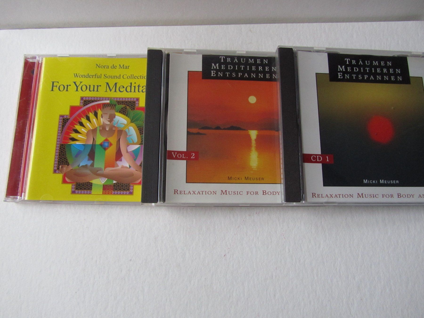 CDs: Micki Meuser, Nora de Mar, 3 CD, relaxation + Meditation – Gebraucht aus Weiningen ZH von dietsch57