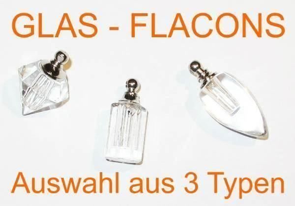 Flaconi: Auswahl Glas-Flacons, Giftfläschchen – Nuovo (secondo la descrizione) da Schwanden GL venduto da UHRKNALL