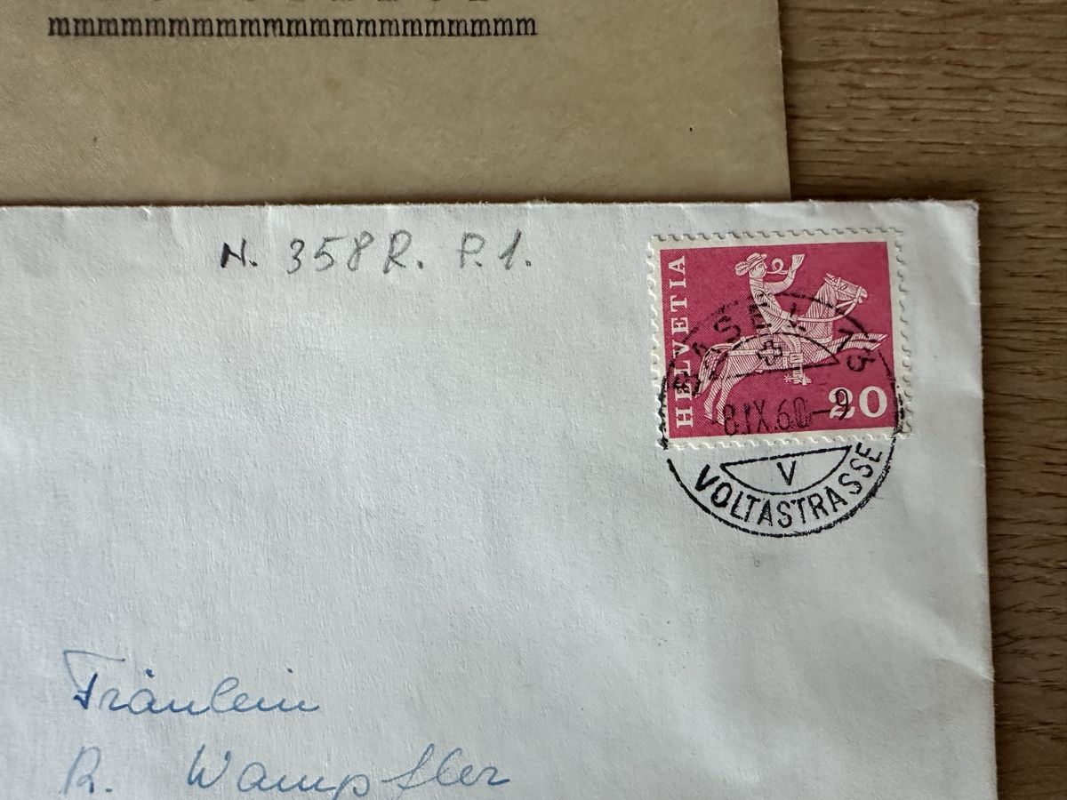 Alle Briefmarken: Schweiz - Befarfsbriefe mit Abart  – Gebraucht aus Schmitten / FR von Samsara169 4