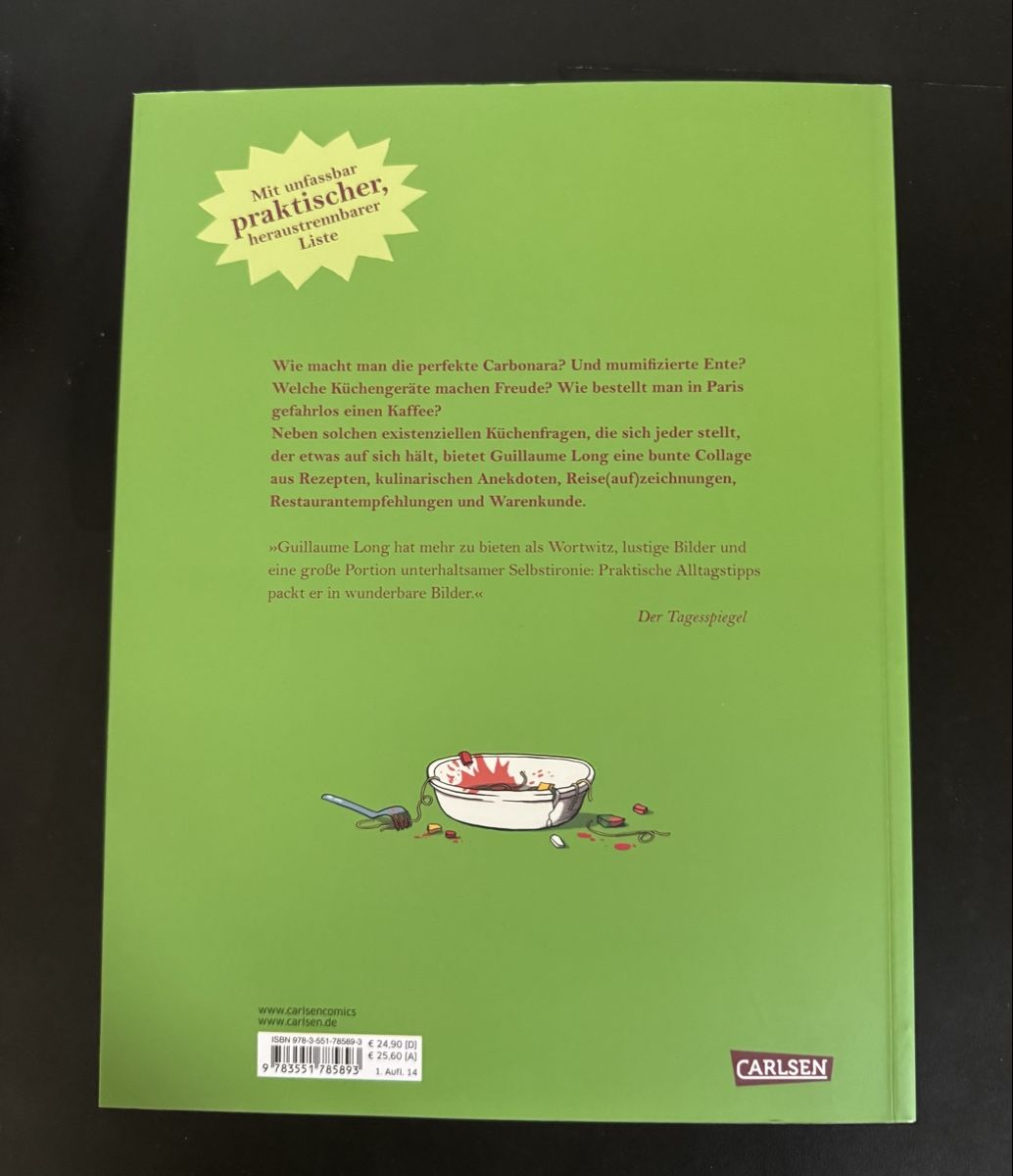 Fumetti: Comic Kochbuch von Guillaume Long gebraucht – Usato da Riehen venduto da ekc_ymy2 1
