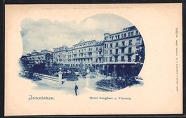 Interlaken, Hotel Jungfrau u. Hotel Vict