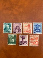Pro Juventute Briefmarken, Jahrgang 1938/39, **