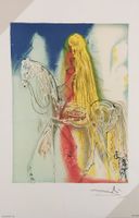 Salvador Dali "Lady Godiva" Lithographie