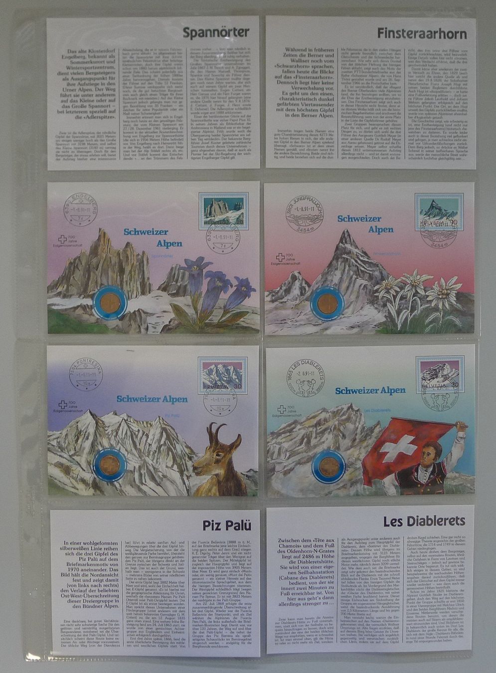 Tutti le monete: 1983-1995, Numisbriefe: Ordner mit 24 Briefen & Blättern – Usato da Sursee venduto da Luzernerraute 4