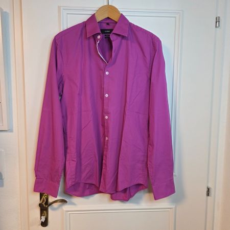 Globus Herren Hemd Gr. M/39 Fitted 100% Baumwolle
